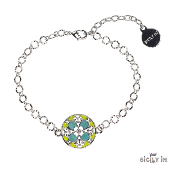 BRACCIALE IN METALLO ANALLERGICO CON 1 CHARMS - BC118B