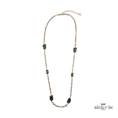 COLLANA LUNGA IN METALLO...