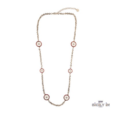 COLLANA LUNGA IN METALLO...