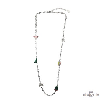 COLLANA LUNGA IN METALLO...