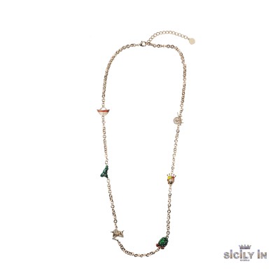 COLLANA LUNGA IN METALLO...