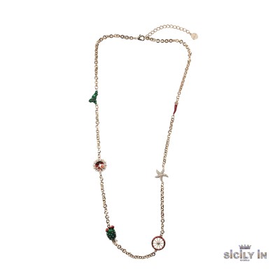 COLLANA LUNGA IN METALLO...