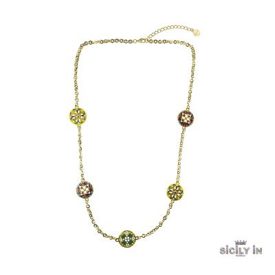 COLLANA LUNGA IN METALLO...