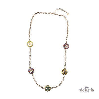 COLLANA LUNGA IN METALLO...