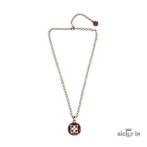 COLLANA IN METALLO ANALLERGICO CON 1 CHARM - CL116R