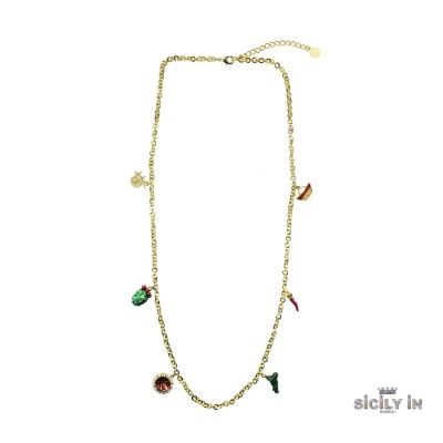 COLLANA LUNGA IN METALLO...