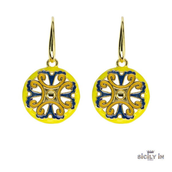 ORECCHINI IN METALLO ANALLERGICO CON 1 CHARM - OR117G