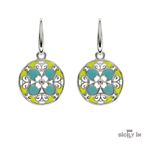 ORECCHINI IN METALLO ANALLERGICO CON 1 CHARM - OR118B