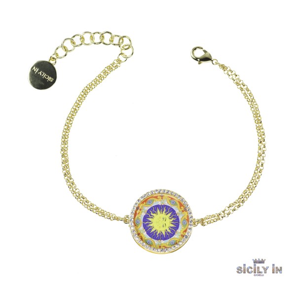 BRACCIALE IN METALLO ANALLERGICO CON 1 CHARMS - BC133 IL SOLE