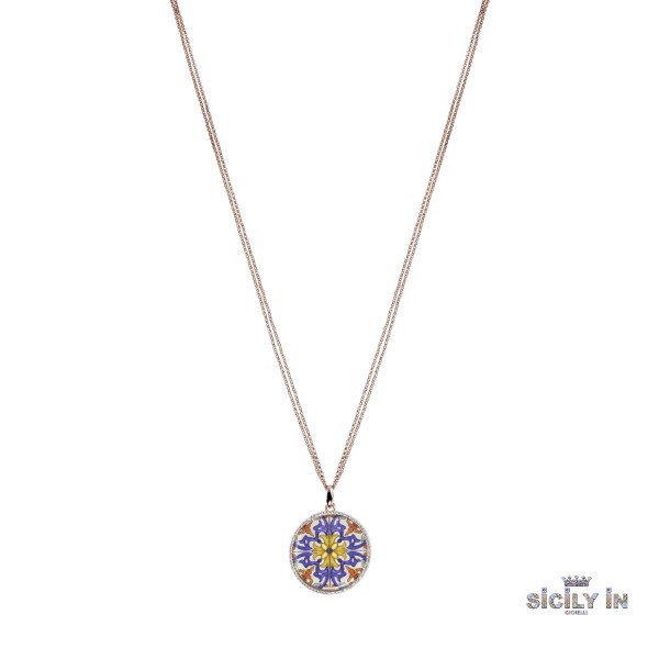 COLLANA IN METALLO ANALLERGICO CON 1 CHARM IL PUNTALE - CL131