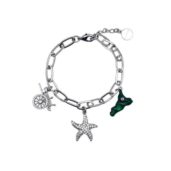 Bracciale 3 charms - BC152B