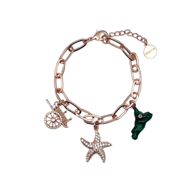 Bracciale 3 charms - BC152R