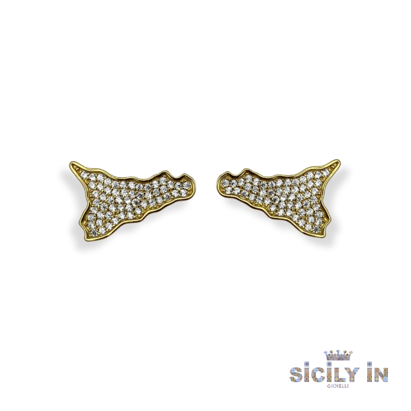 Orecchini La Sicilia in metallo anallergico - OR201G