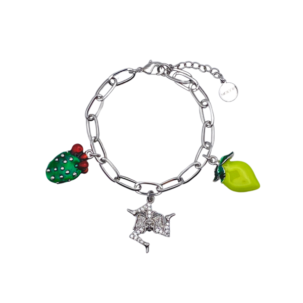 Bracciale 3 charms - BC154B