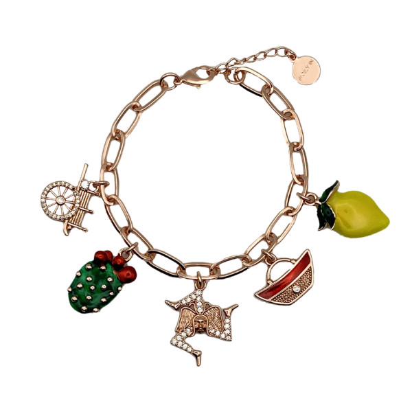 Bracciale 5 charms - BC155R