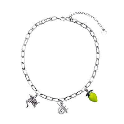 Collana con 3 charms - CL149B