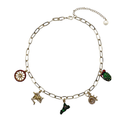 Collana con 5 charms - CL150G