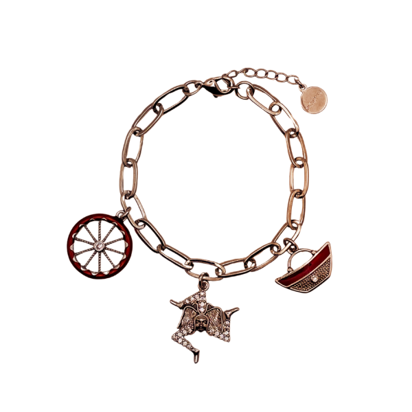 Bracciale 3 charms - BC153R