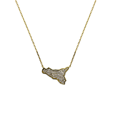 COLLANA GIALLA CON SICILIA...