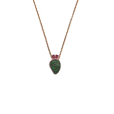 Collana Rosata con charm...