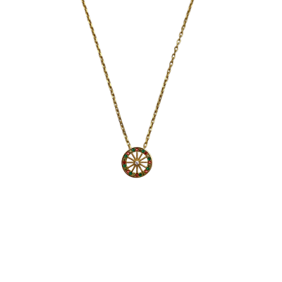 Collana Gialla con charm...