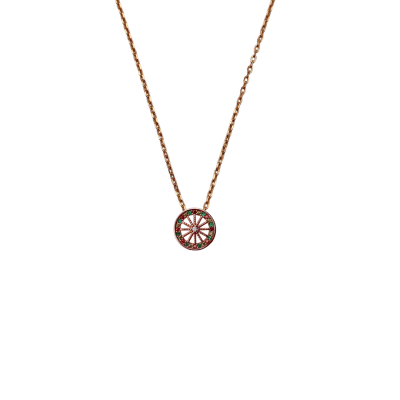 Collana Rosata con charm...